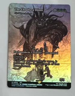 1x Pack Fresh Showcase Foil The Cloudsea Djinn Nyxbloom Ancient Mtg FF - Image 1