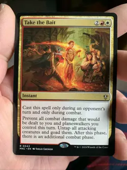 1x TAKE THE BAIT - Murders at Karlov - MTG - Magic the Gathering - Image 1