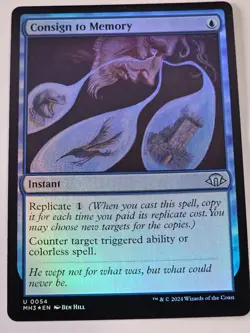 MTG - FOIL Consign to Memory - Modern Horizons 3 - Image 1