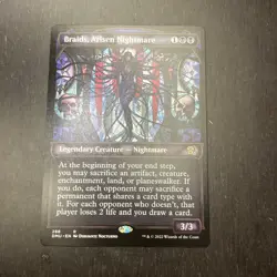 MTG STARTER COMMANDER DECK - Braids, Arisen Nightmare - Mono Black - $30 Value - Image 1