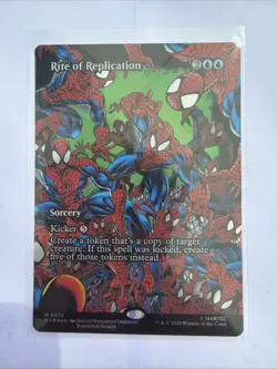 MTG Marvel's Spider-Man Rite of Replication (Borderless) Mythic Foil # 0014 - Image 1