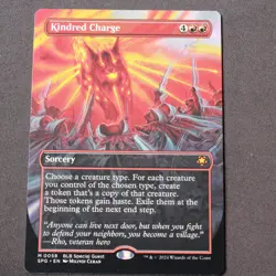 Kindred Charge (Borderless) 58 MTG Special Guests (SPG) Mythic NM - Image 1