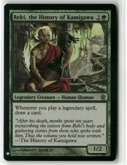 magic the gathering Reki, the History of Kamigawa The List Reprints Foil - Image 1