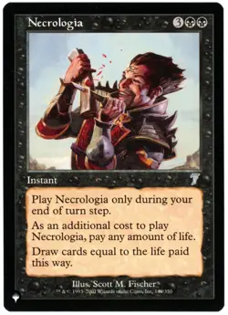 Necrologia - The List Reprints - Mystery Booster 2 - MTG - NM/M - Image 1