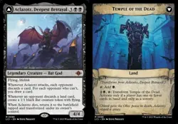 Aclazotz, Deepest Betrayal // Temple of the Dead - Foil LCI NM MTG - Image 1