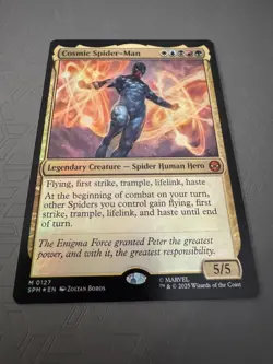 Cosmic Spider-Man - FOIL 127 - Near Mint MTG Marvel's Spider-Man - Image 3