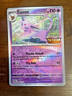 Espeon 086/197 - Pokemon TCG Best Buy Exclusive Stamped Promo REV HOLO - Image 1