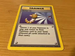 New 1995 Base Pokemon Card #78/102 "Trainer Scoop Up" - Image 1