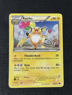 Raichu 40/99 Cosmos Holo Next Destinies Pokemon TCG LP/NM - Image 1