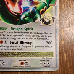 Pokemon Rayquaza C Lv. X 146/147 Supreme Victors Holo Rare Card - Image 2