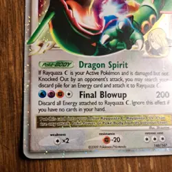 Pokemon Rayquaza C Lv. X 146/147 Supreme Victors Holo Rare Card - Image 3