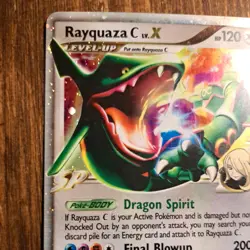 Pokemon Rayquaza C Lv. X 146/147 Supreme Victors Holo Rare Card - Image 4