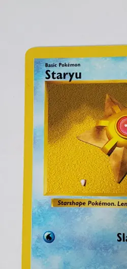 SHADOWLESS BASE SET STARYU 65/102 Original Vintage Pokemon Card Game Rare 1999 - Image 2