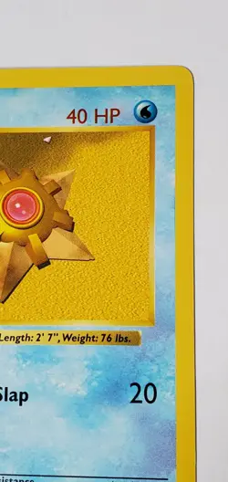 SHADOWLESS BASE SET STARYU 65/102 Original Vintage Pokemon Card Game Rare 1999 - Image 3