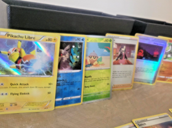 Pokemon 50 Card Lot - Vintage, Rares, E-Reader, Holos (Damaged) Pikachu Libre - Image 2