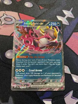 Pokemon TCG Fezandipiti EX 038/064 Shrouded Fable Double Rare Holo NM - Image 1