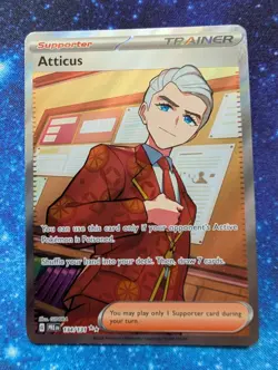 Full Art Trainer Lot of 6 Pokemon TCG Atticus, Crispin, Clive & More - Image 3