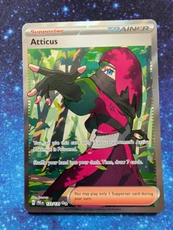 Full Art Trainer Lot of 6 Pokemon TCG Atticus, Crispin, Clive & More - Image 5