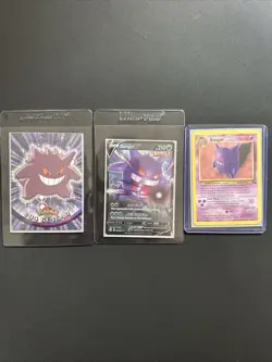 Pokemon TCG Gengar Lot. Gengar 20 Fossil, Gengar #94 Topps Tv, Gengar V 156 FS - Image 1