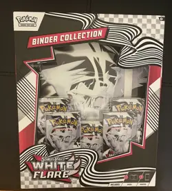 Pokemon TCG White Flare Binder Collection Sealed Damaged Box - Image 1