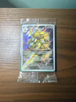 Pokemon TCG: Mega Evolution - Alakazam (MEP-009) ETB Black Star Promo Sealed #3 - Image 1