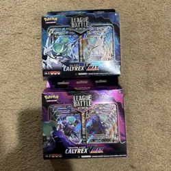 Pokemon Ice & Shadow Rider Calyrex VMAX League Battle Decks tcg 2 Sets - Image 1