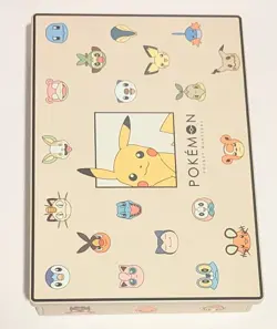 Pokemon Empty Tin (pre-owned) & Pokemon Gift Bag Pocket Monsters - Image 1