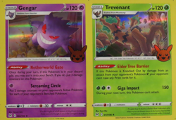 2023 Pokemon Trick or Trade Boo-ster Gengar Marshadow Dusknoir Holo Uncut Sheet - Image 3