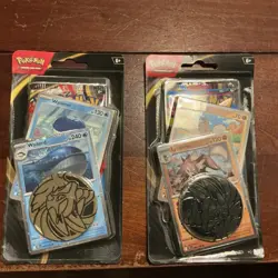 Set Of 2 Pokemon Mega Evolution Premium Checklane Blisters NEW Sealed 🔥 - Image 1