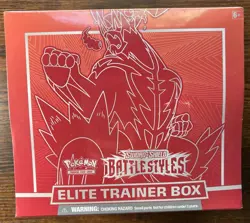 LOT OF THREE (3) SEALED Pokemon Sword & Shield Battle Styles Elite Trainer Boxes - Image 2