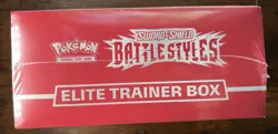 LOT OF THREE (3) SEALED Pokemon Sword & Shield Battle Styles Elite Trainer Boxes - Image 5