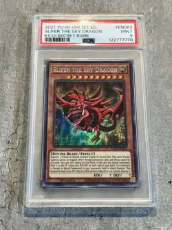 PSA 9 1st Ed. SLIFER The SKY DRAGON Secret Holo Rare KICO-EN063 King’s Court Set - Image 1
