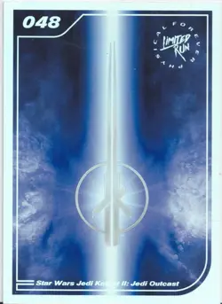 Star Wars Jedi Knight II Jedi Outcast LRG Silver Trading Card #048 Mint - Image 1