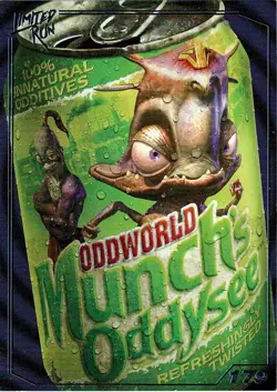Munch's Oddysee Limited Run Games Silver Trading Card #179 New No Creases - Image 1