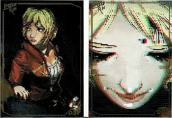 Claire Extended Cut Limited Run Games Gold Trading Card #037 #038 New No Crease - Image 1