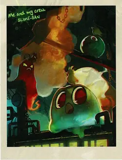 Slime-San Limited Run Games Large Card New No Creases or Tears - Image 1
