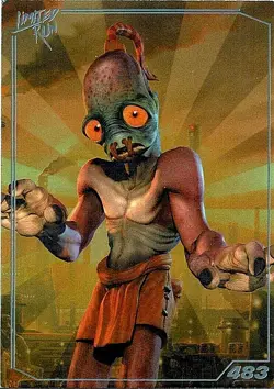 New 'n' Tasty Limited Run Silver Trading Card #483 New Oddworld No Creases Mint - Image 1