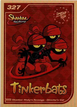 Shantae Risky's Revenge Limited Run Gold Trading Card #327 No Creases New Mint - Image 1