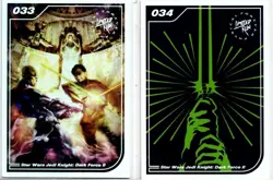 Star Wars Dark Forces II Limited Run Silver Trading Card #033 #034 New Mint - Image 1