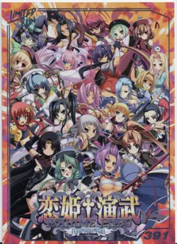 Koihime Enbu RyoRaiRai Limited Run Games Silver Trading Card #391 New Mint - Image 1