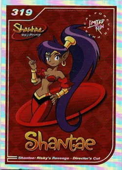 Shantae Risky's Revenge Limited Run Silver Trading Card #319 No Tears New - Image 1