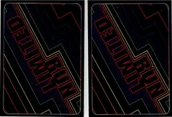 SIMULACRA & Double Dragon IV #277 #296 Limited Run Trading Card Silver New Mint - Image 2