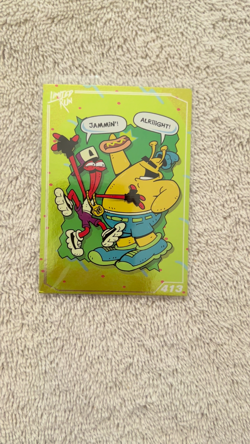 ToeJam and Earl Limited Run Games Silver Trading Card #413 New No Creases Mint - Image 2