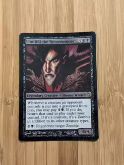 MTG Magic the Gathering Lim-Dul The Necromancer Time Spiral Foil NM - Image 1