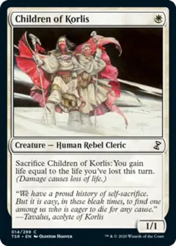 Hero Deal, English - 4 x MTG Children of Korlis Time Spiral Remastered - Image 1