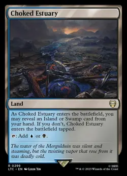 Mint/Near-Mint, French - 4 x MTG Choked Estuary Commander: Lord of the Rings: Ta - Image 1