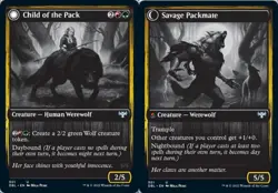 Hero Deal, English - 4 x MTG Child of the Pack Innistrad: Double Feature - Image 1
