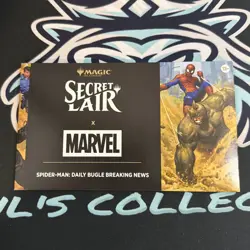 MTG Secret Lair x Marvel's Spider-Man: Daily Bugle Breaking News Non Foil Sealed - Image 1