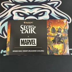 MTG Secret Lair x Marvel Spider-Man Venom Unleashed (Colors) - Non Foil - Sealed - Image 1