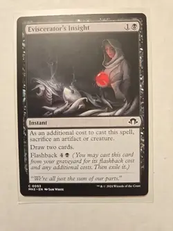 Eviscerator's Insight - Modern Horizons 3 - LP - MTG Magic - Common - Instant - Image 1